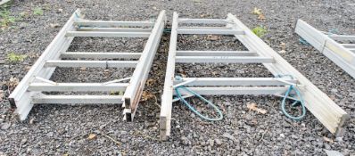 2 - aluminium trestles