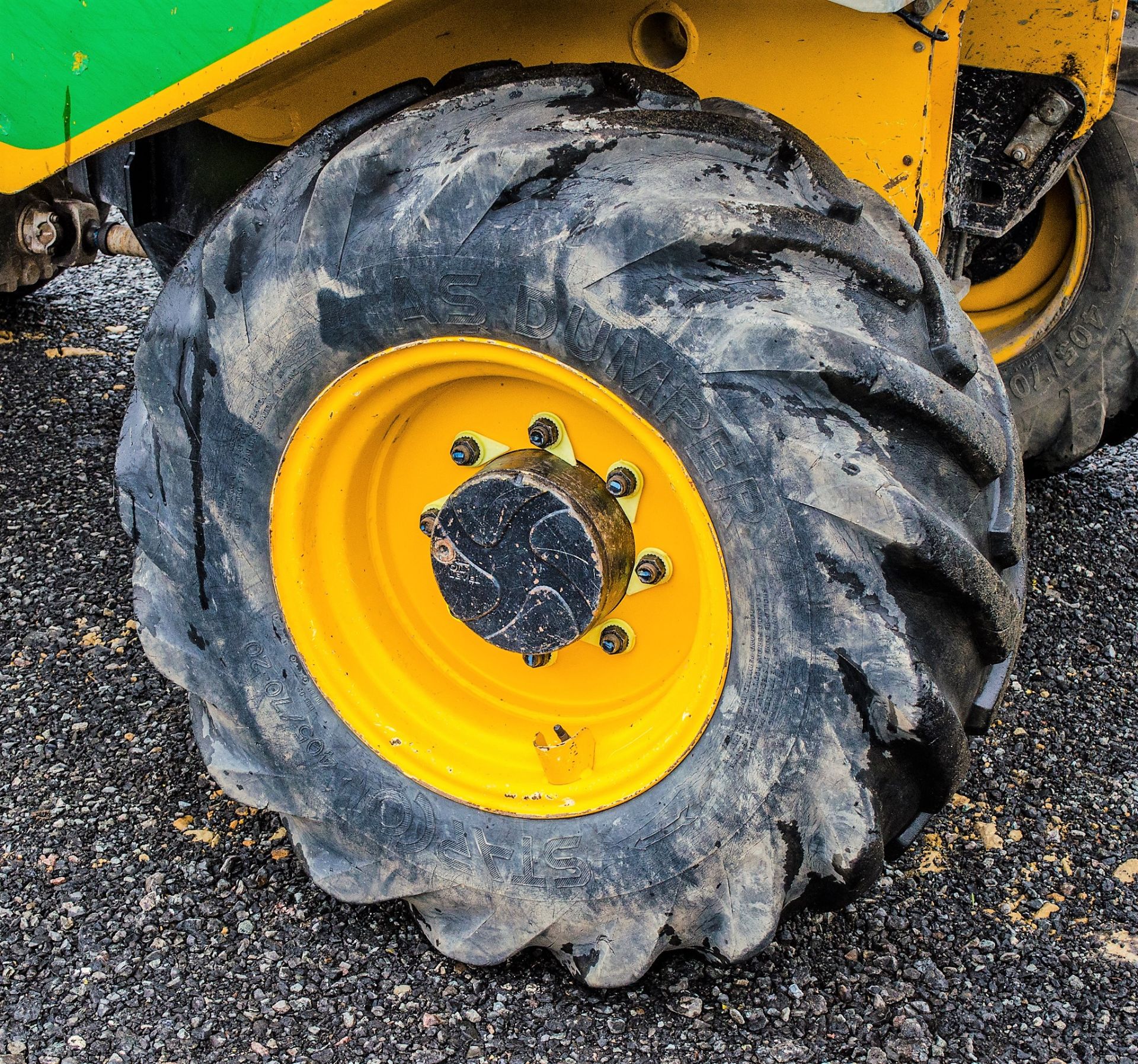 JCB 6 tonne straight skip dumper Reg No: MX15 UVU    c/w V5 Road Reg Certificate Year: 2015 S/N: - Image 9 of 20