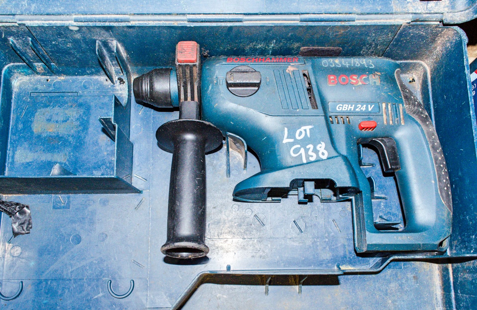 Bosch GBH 24v cordless SDS rotary hammer drill c/w carry case ** No battery or charger **