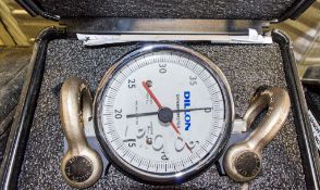 Dillon 5 tonne tension clock/dynamometer c/w carry case A852854
