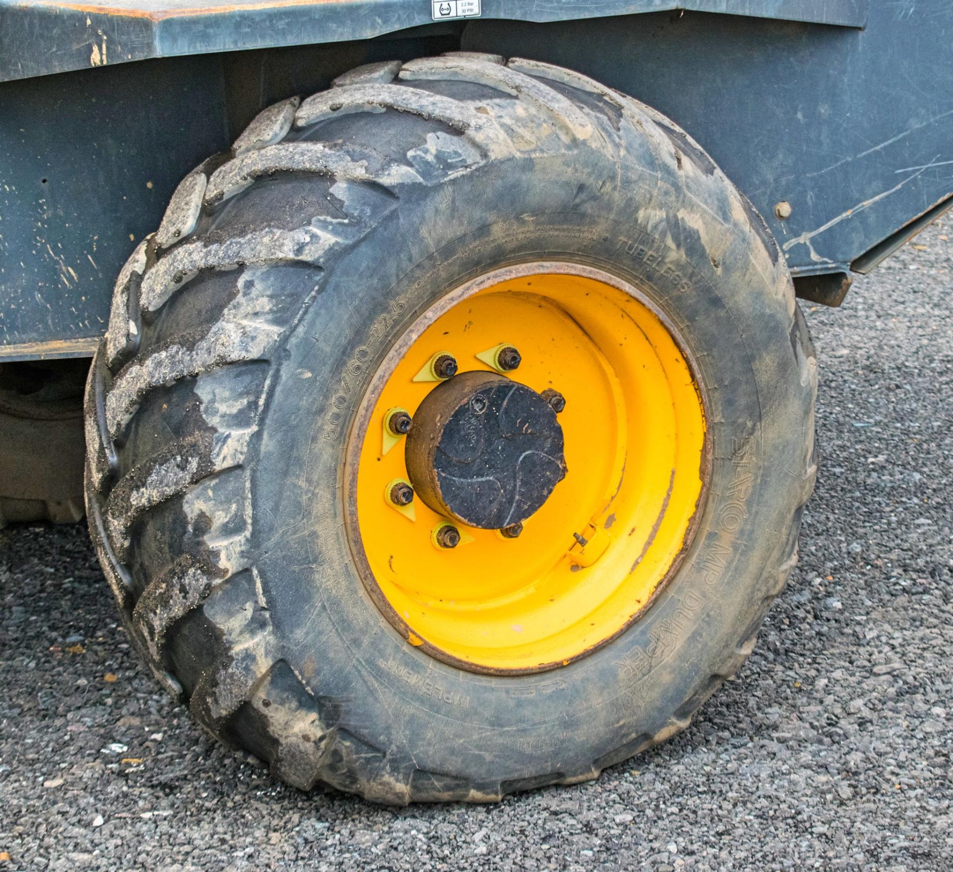 Terex TA9 9 tonne straight skip dumper Year: 2014 S/N: PK5995 Recorded hours: 1836 Q982WGF - Image 9 of 18