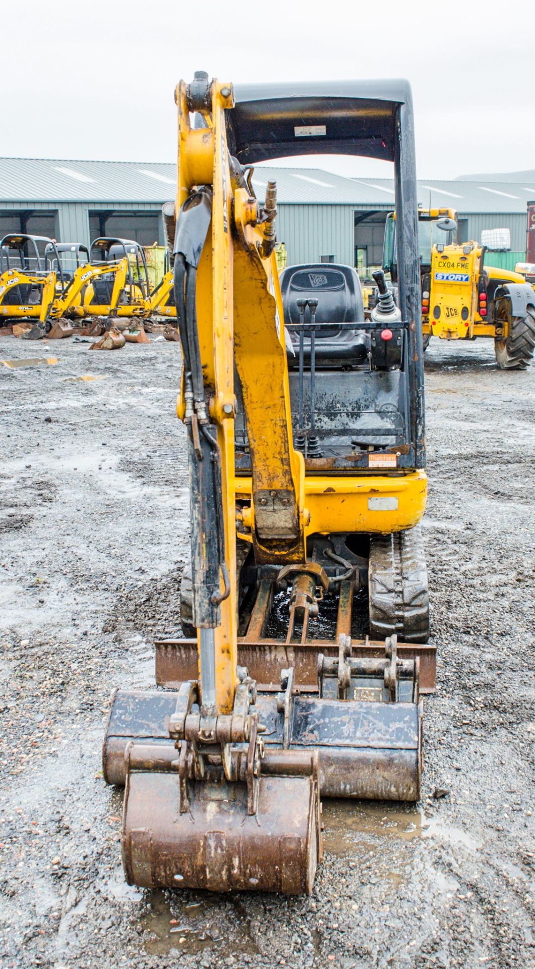 JCB 8014 CTS 1.5 tonne rubber tracked mini excavator Year: 2014 S/N: 2070507 Recorded Hours: 1678 - Image 5 of 19