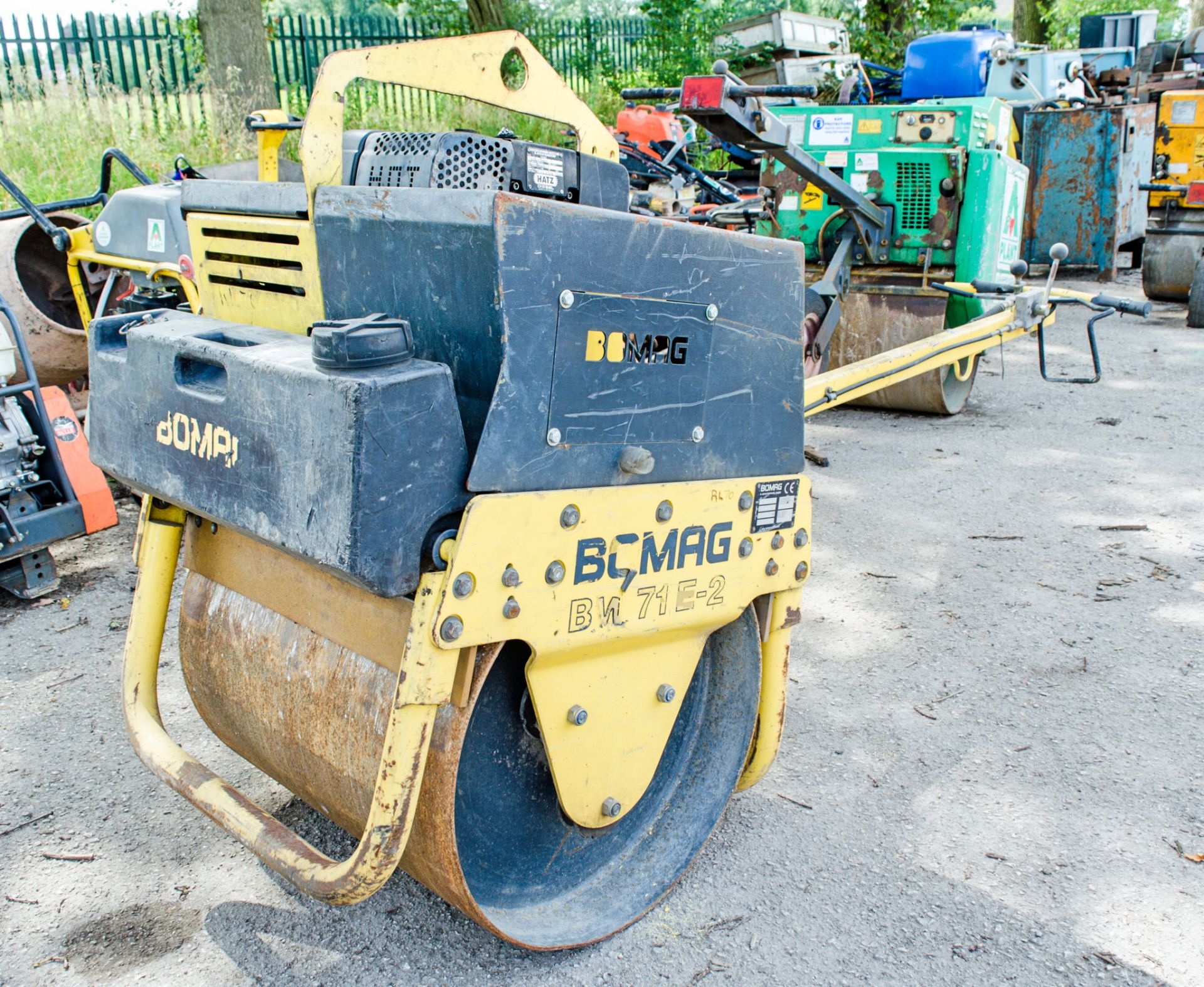 Bomag BW71-E2 diesel driven pedestrian roller RL70