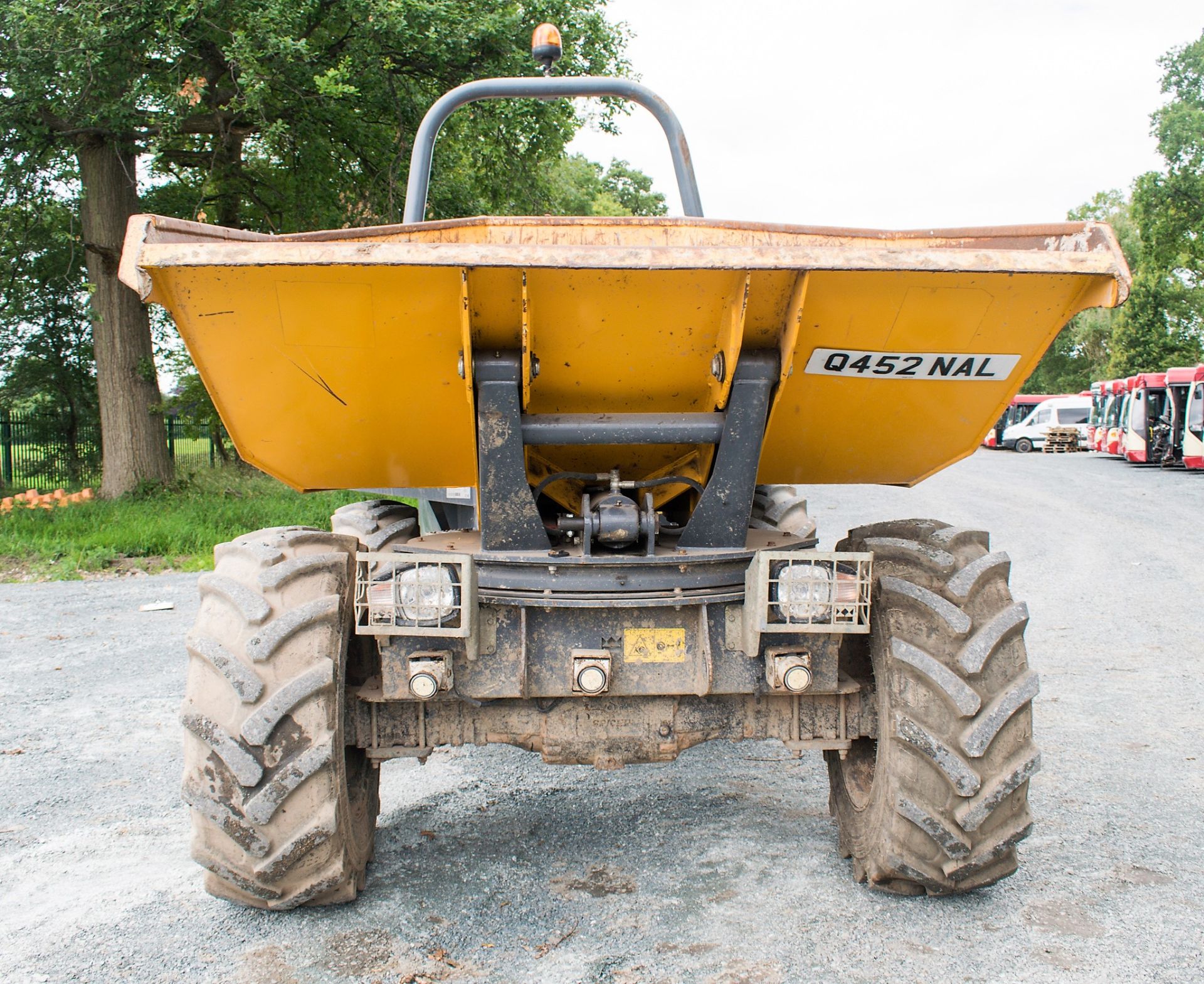 Terex 6 tonne swivel skip dumper Reg: Q452 NAL  c/w V5 Road Reg Certificate Year: 2014 S/N: - Image 5 of 20