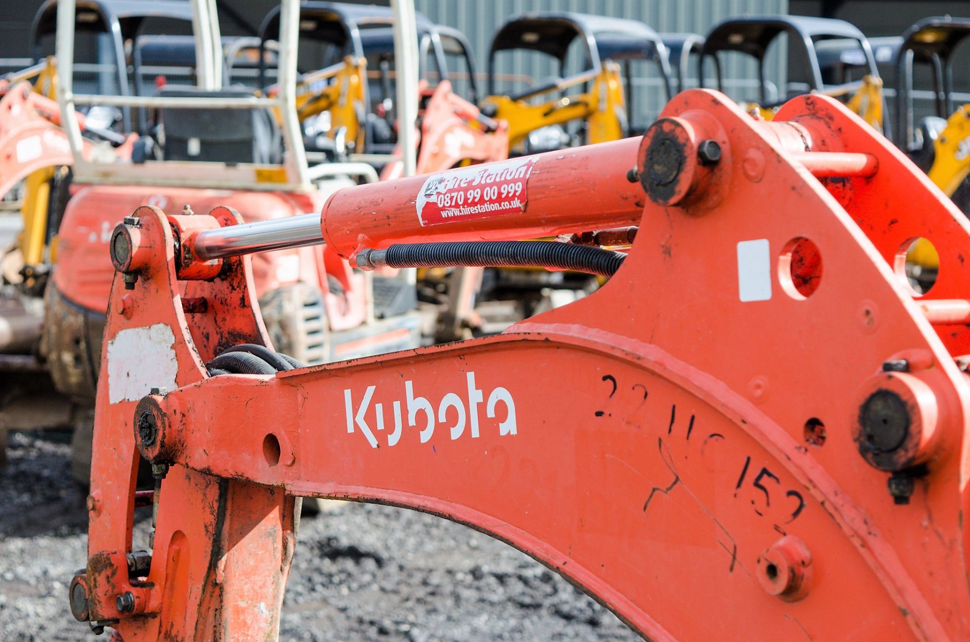 Kubota KX36-3 1.5 tonne rubber tracked excavator Year: 2005 S/N: 56816 Recorded Hours: 3559 blade, - Image 13 of 21