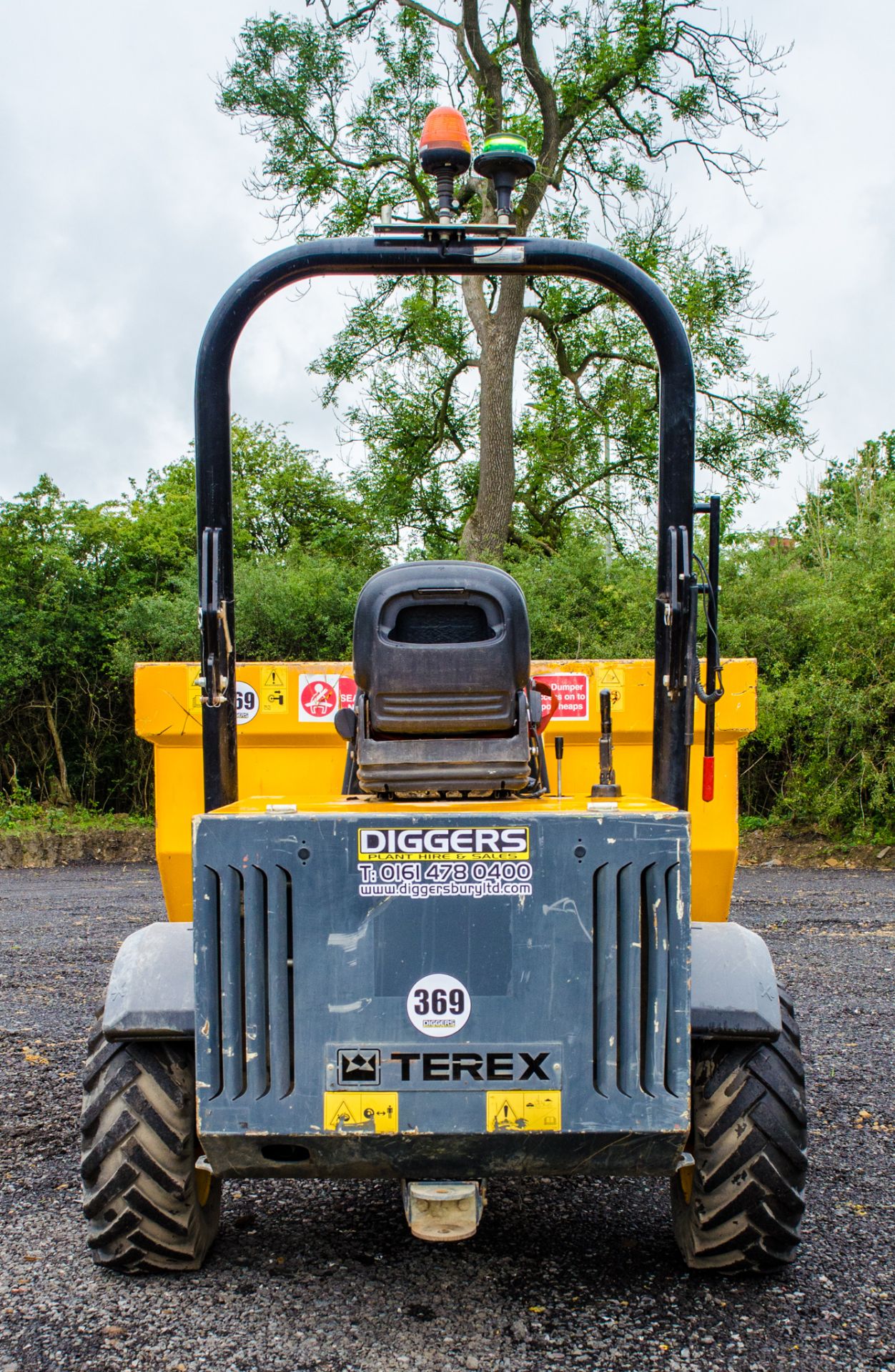 Terex TA3 3 tonne straight skip dumper Year: 2017 S/N: Recorded Hours: 795 - Image 6 of 18