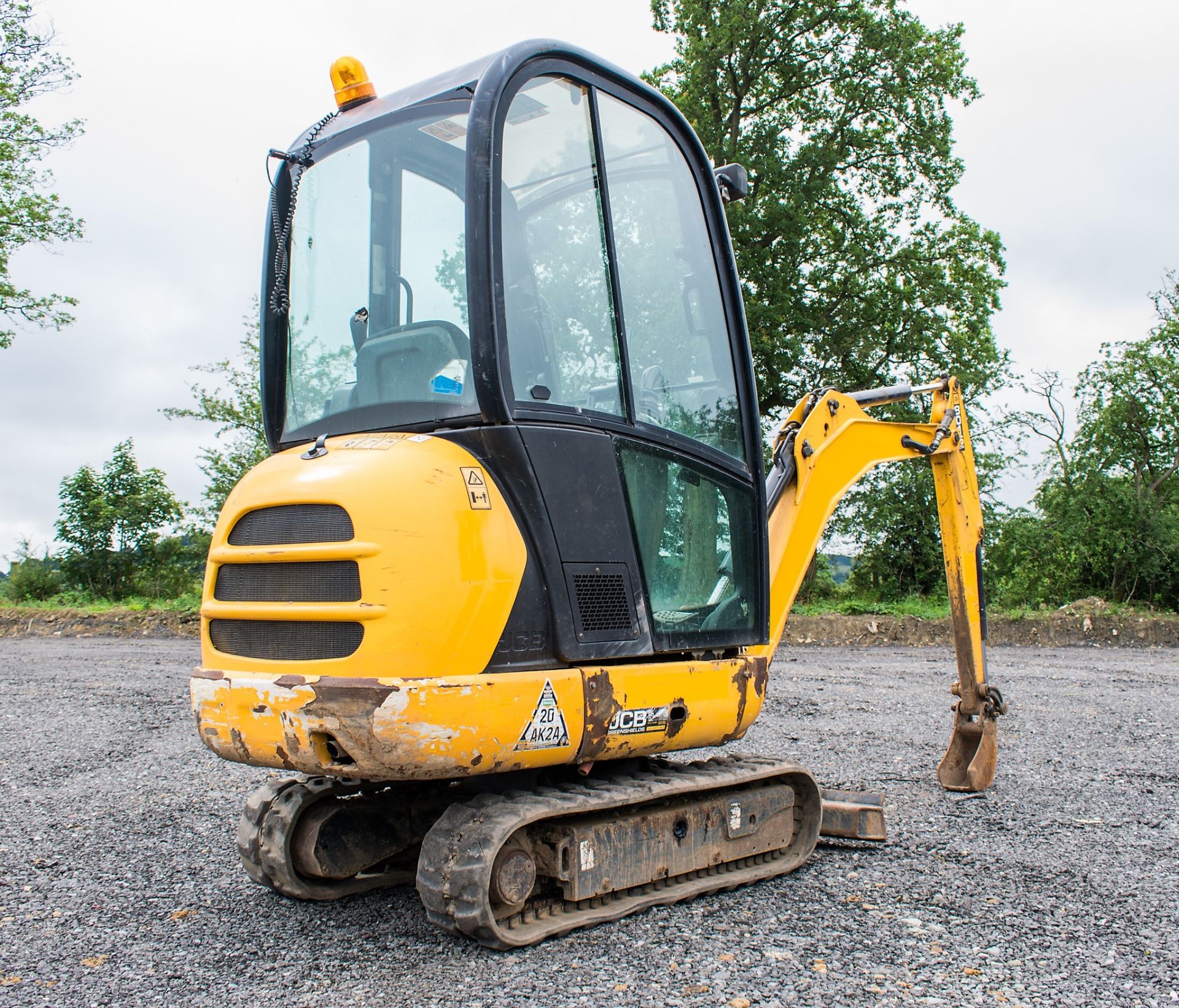 JCB 8016 CTS 1.5 tonne rubber tracked mini excavator Year: 2014 S/N: 2071572 Recorded Hours: 1974 - Image 4 of 25