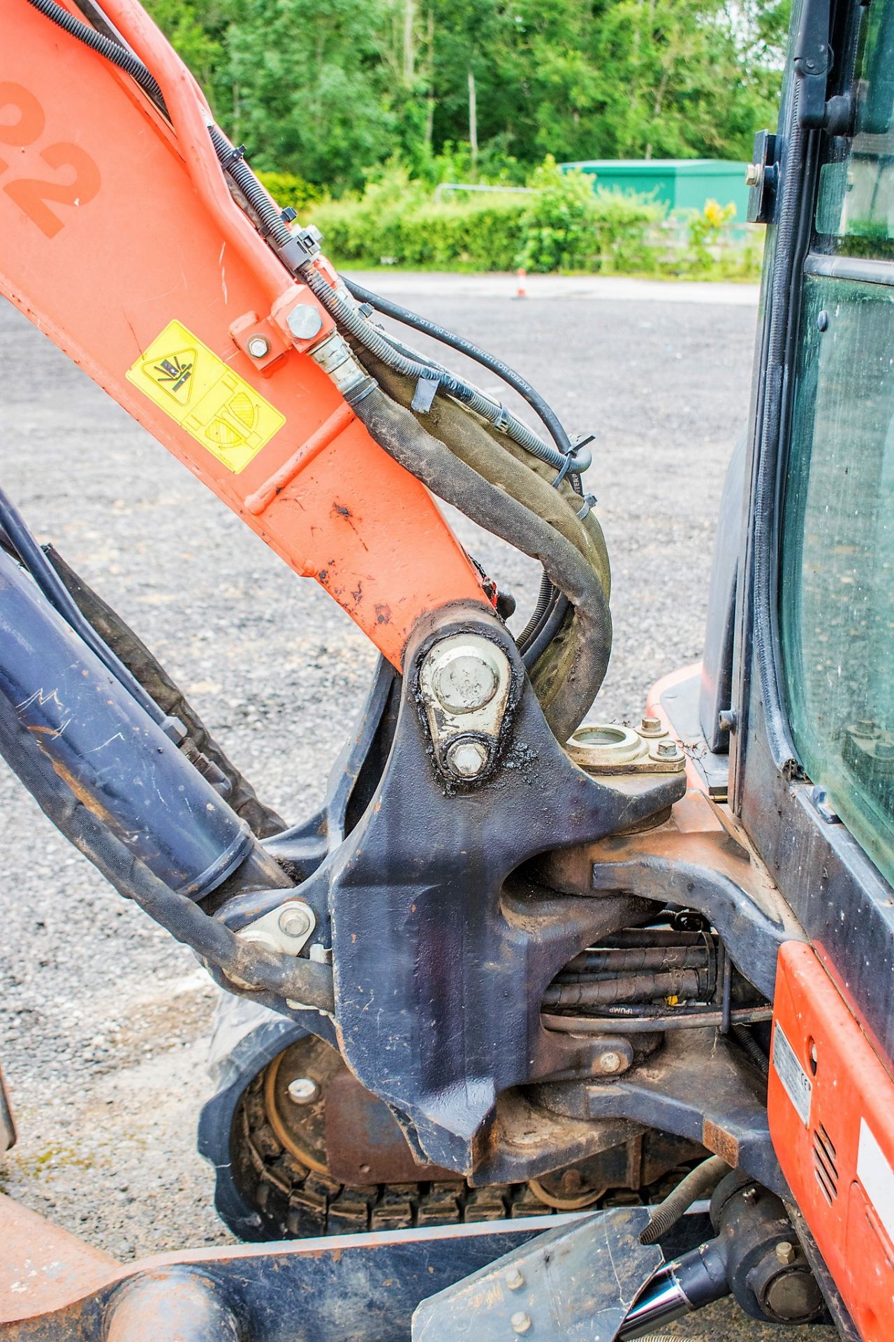 Kubota U48-4 4.8 tonne rubber tracked midi excavator Year: 2011 S/N: 50555 Recorded Hours: 5503 - Image 15 of 21