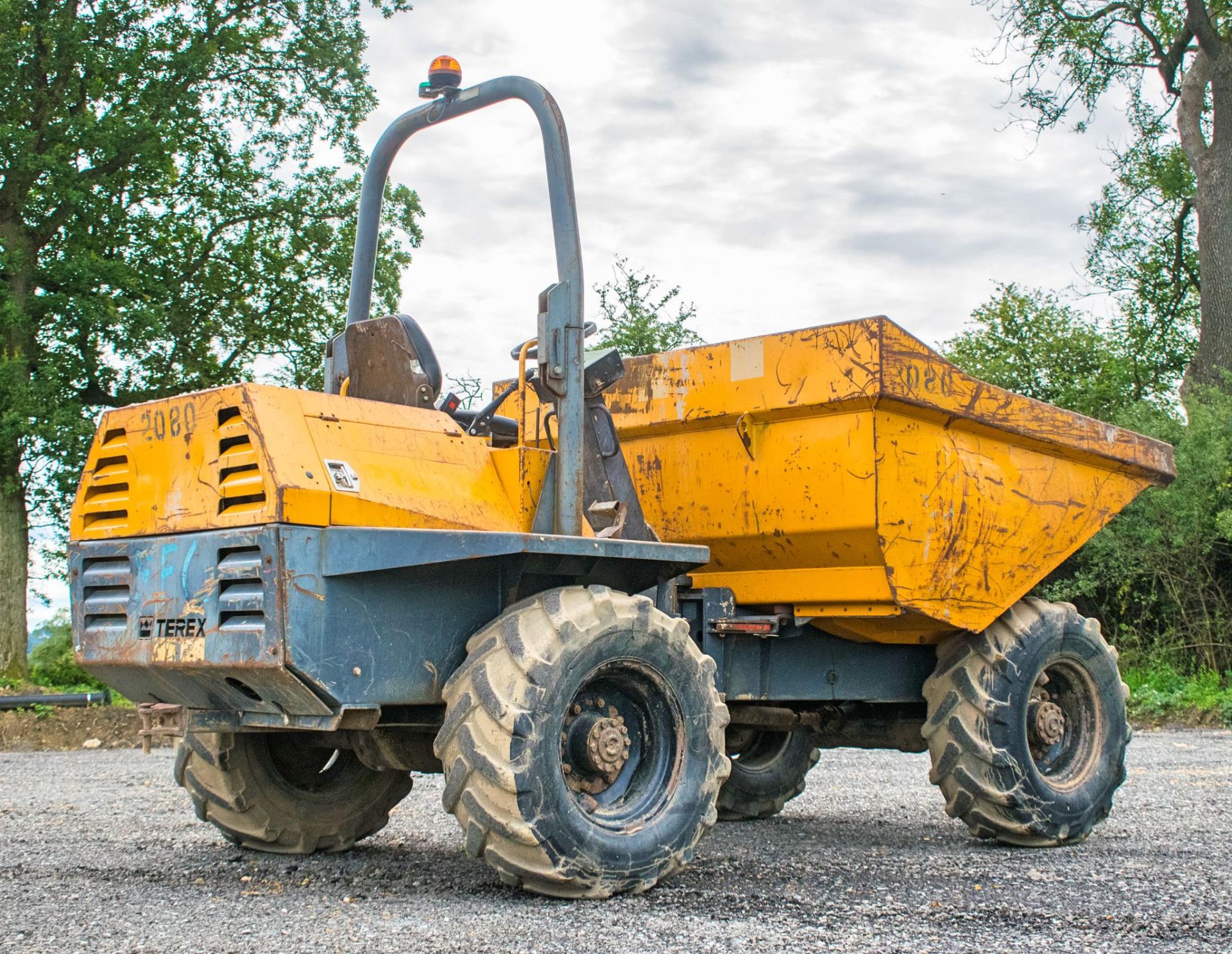 Terex PT6000 6 tonne straight skip dumper  Year: 2006 S/N: E605FW092 Recorded hours: 4110 2080 - Image 3 of 19