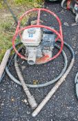 Petrol driven concrete poker drive unit  c/w poker flex