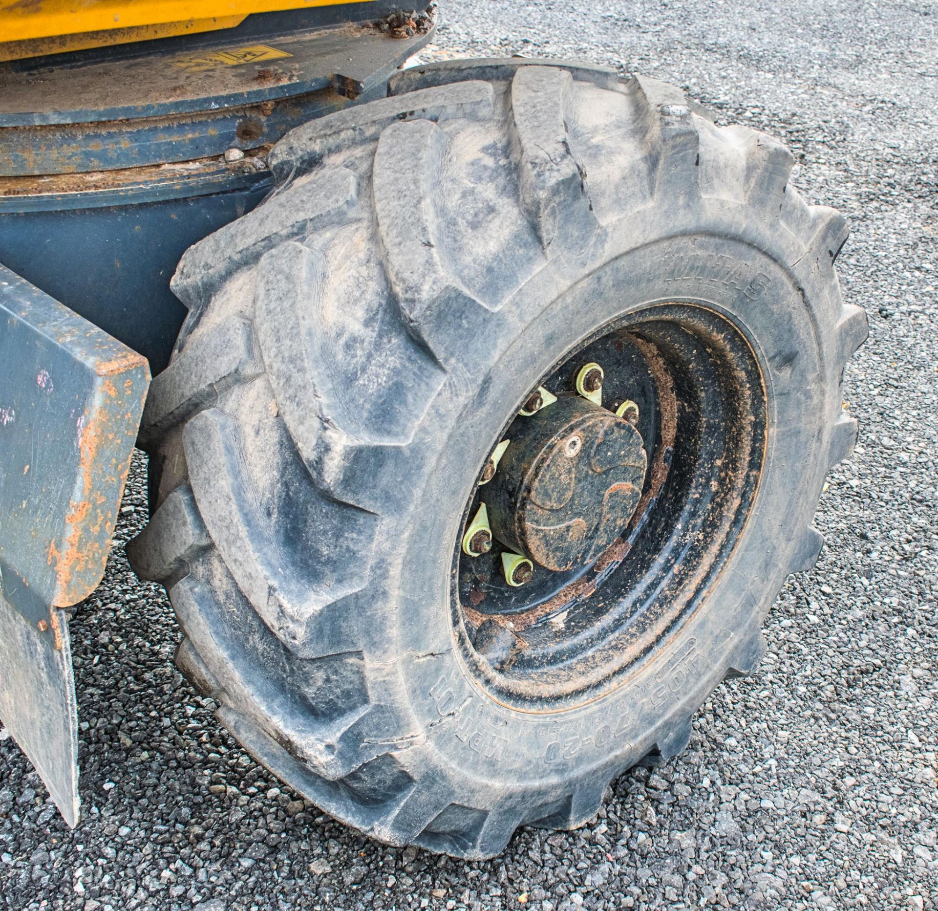 Terex 6 tonne swivel skip dumper Reg No: Q880 WAG   c/w V5 Road Reg Certificate Year: 2013 S/N: - Image 12 of 19