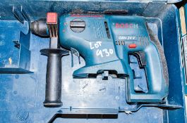 Bosch GBH 24v cordless SDS rotary hammer drill c/w carry case ** No battery or charger **