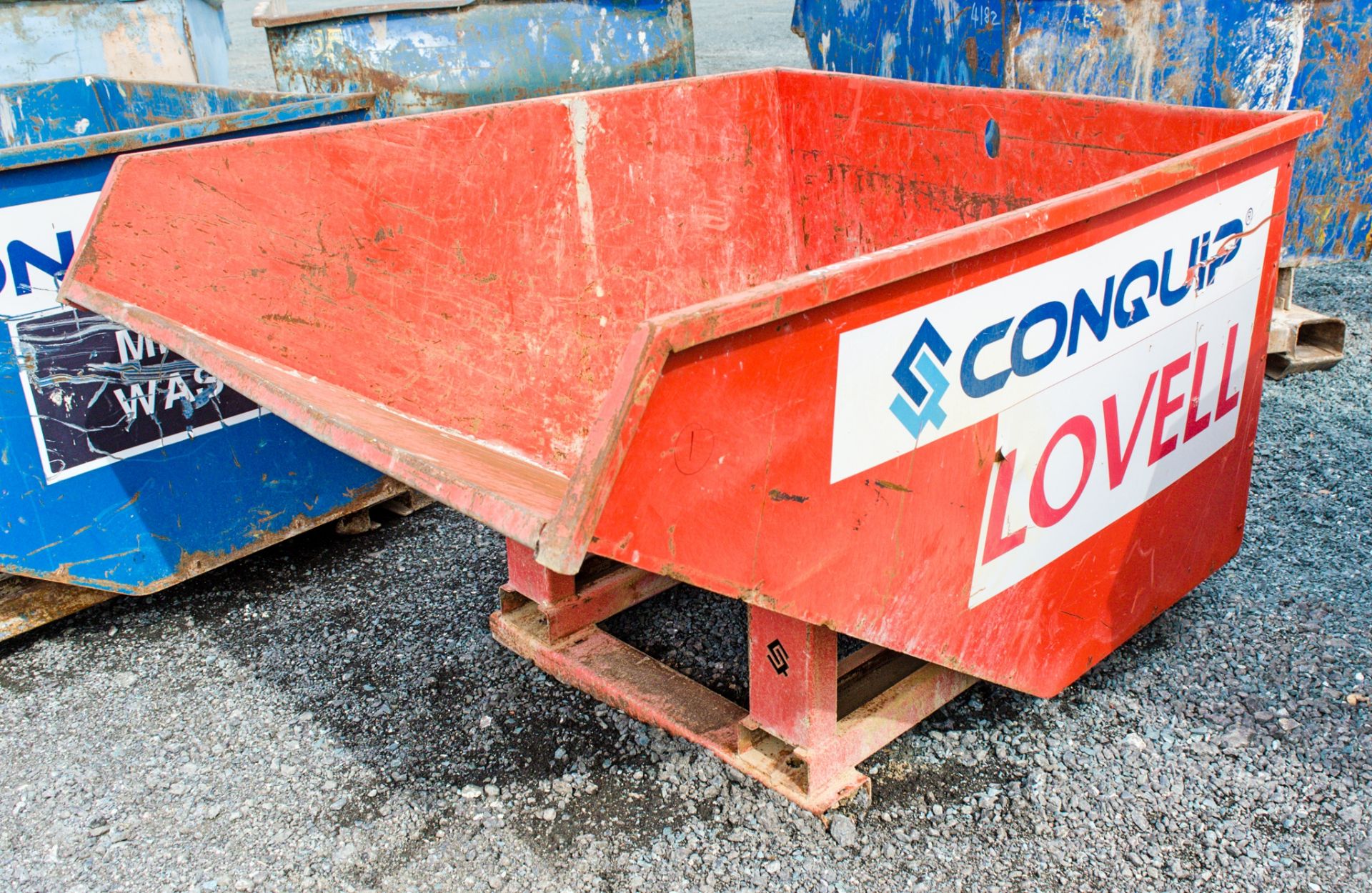 Conquip Autolock tipping skip