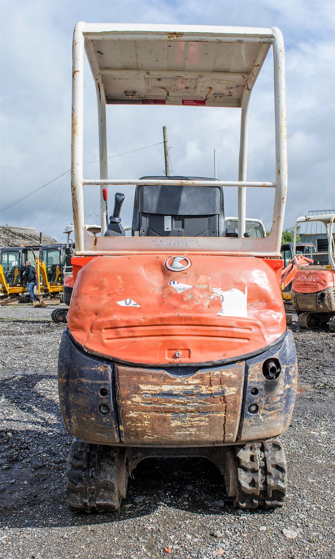 Kubota KX36-3 1.5 tonne rubber tracked excavator Year: 2005 S/N: 56816 Recorded Hours: 3559 blade, - Image 6 of 21