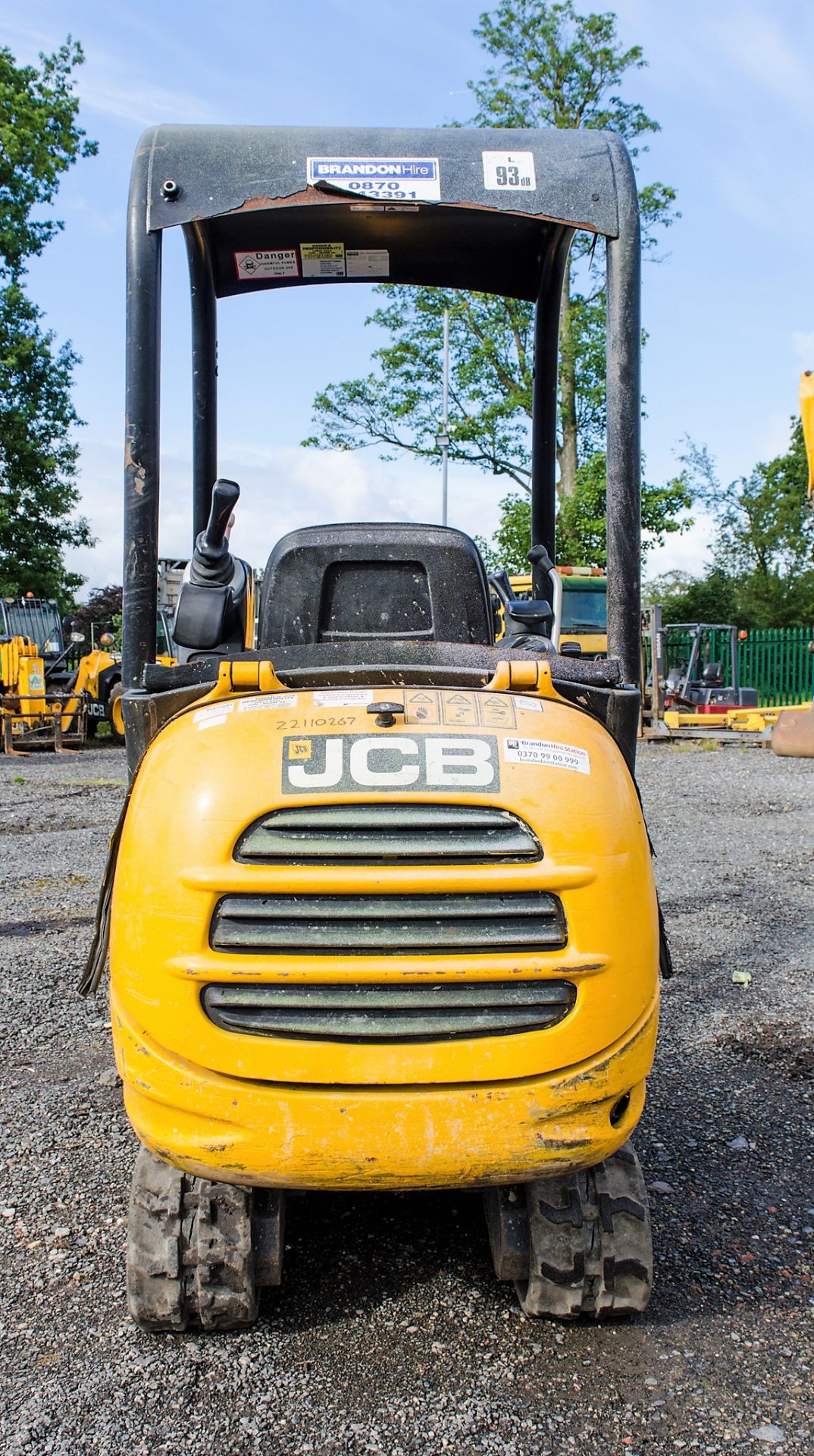 JCB 8014 CTS 1.5 tonne rubber tracked mini excavator Year: 2011 S/N: 1627296 Recorded Hours: 1655 - Image 6 of 19