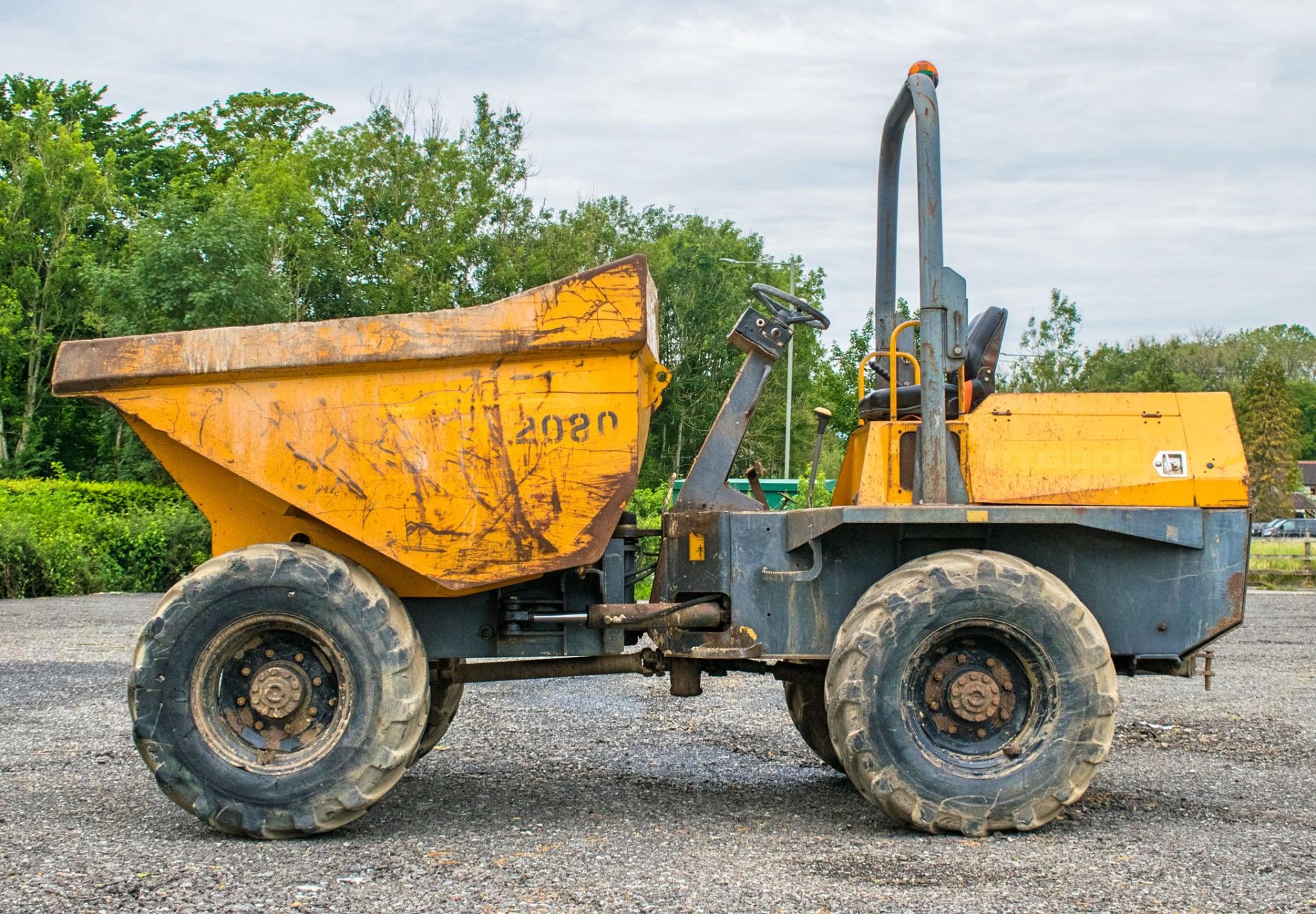 Terex PT6000 6 tonne straight skip dumper  Year: 2006 S/N: E605FW092 Recorded hours: 4110 2080 - Image 8 of 19