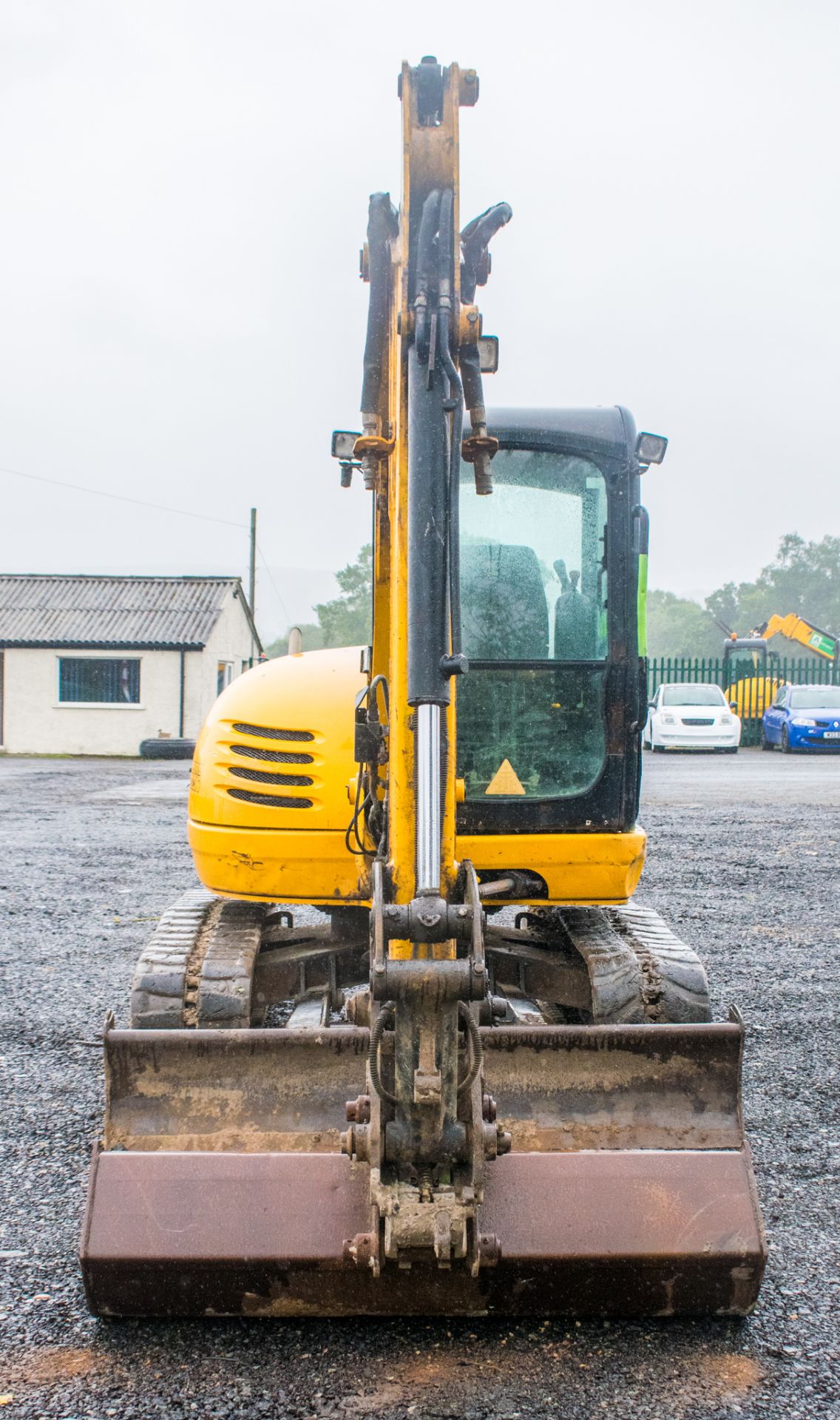 JCB 8050 RTS 5 tonne rubber tracked excavator Year: 2013 S/N: 741918 Recorded Hours: 3892 Piped, - Image 5 of 21