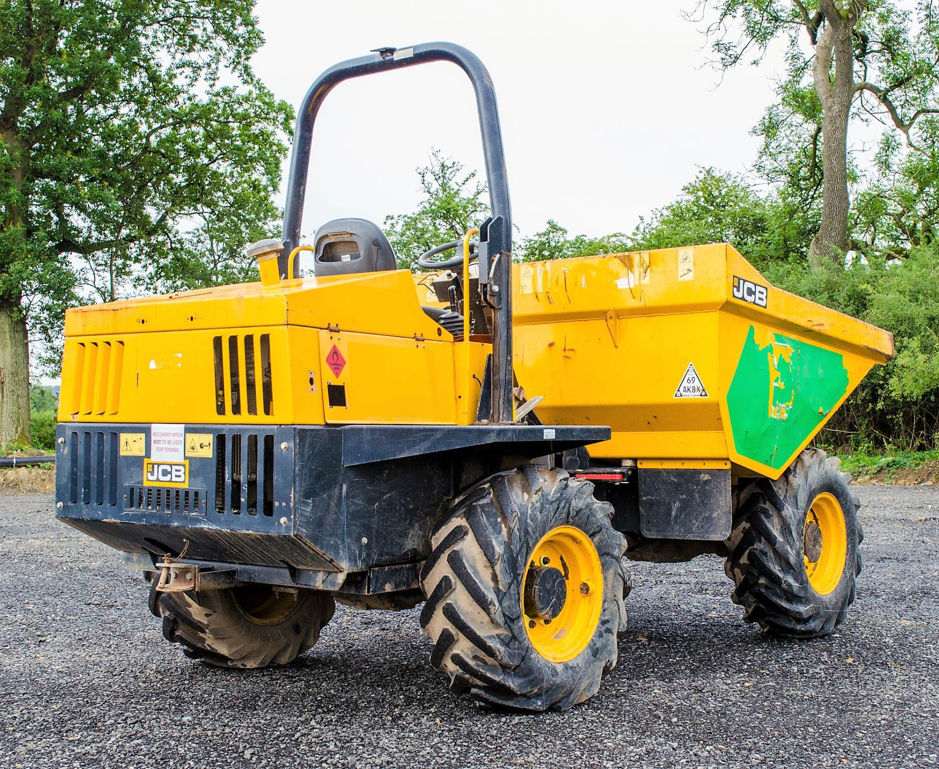 JCB 6 tonne straight skip dumper Year: 2015 S/N: RK6969 Recorded Hours: Not displayed (Clock - Image 3 of 18