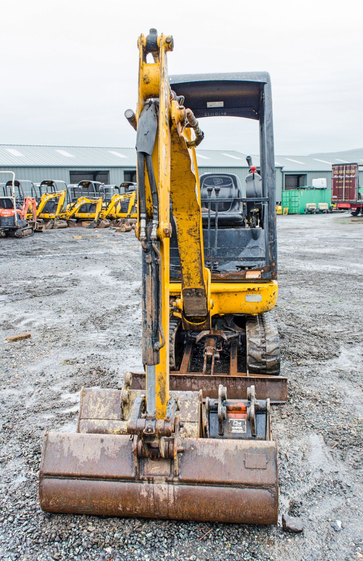 JCB 8014 CTS 1.5 tonne rubber tracked mini excavator Year: 2014 S/N: 2073493 Recorded Hours: 1892 - Image 5 of 20