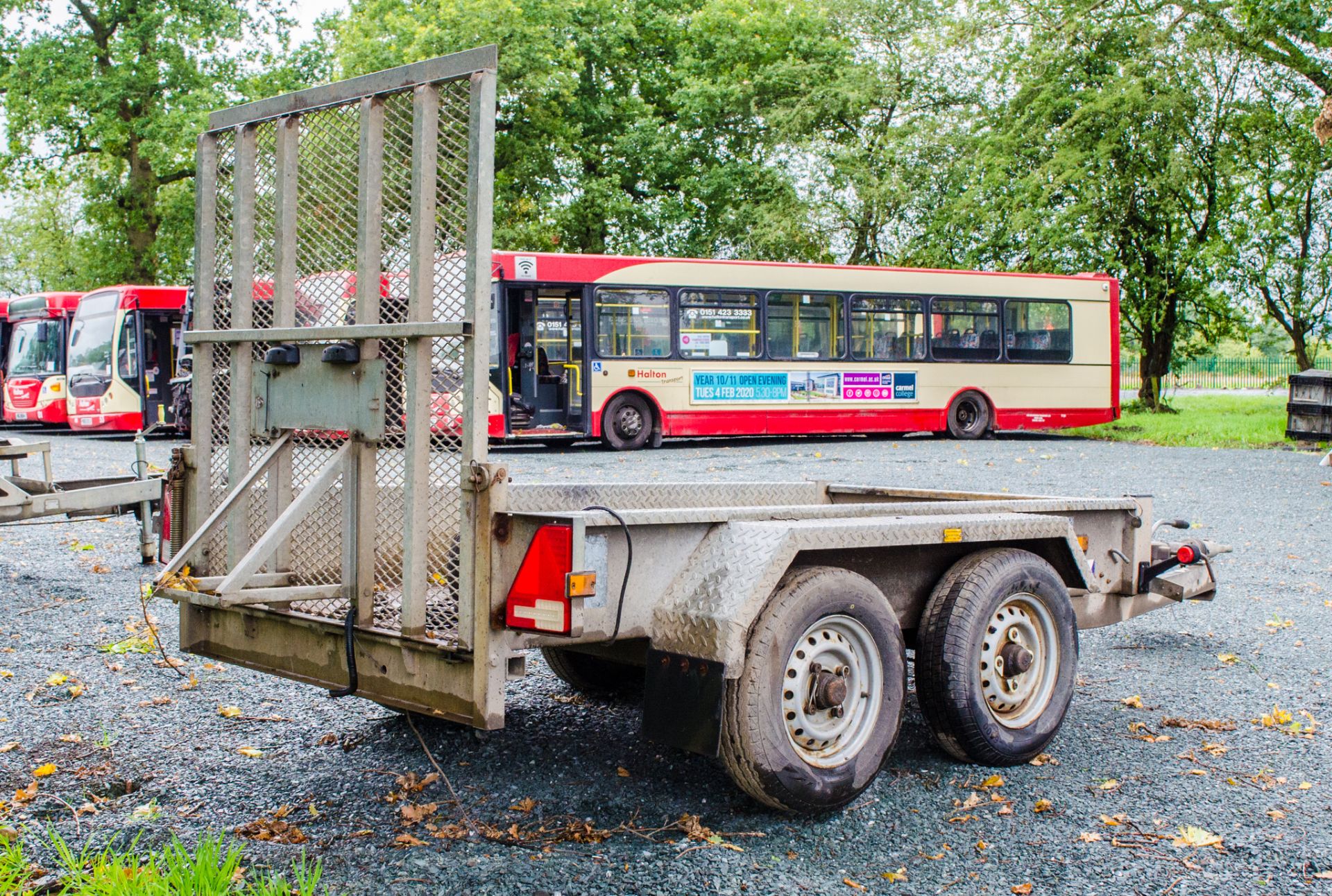 Indespension 8' by 4' tandem axle plant trailer  S/N: 112589 - Image 2 of 4