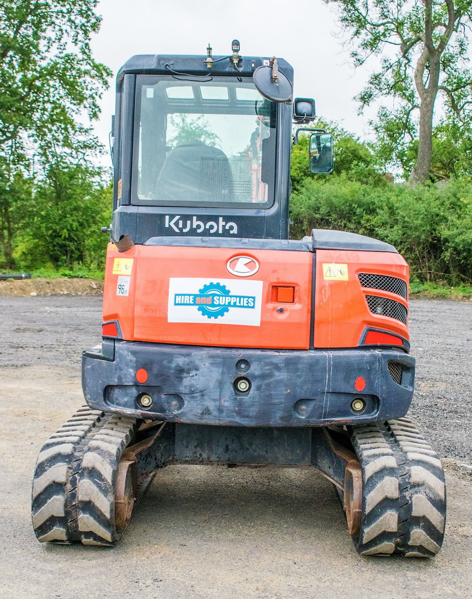 Kubota U48-4 4.8 tonne rubber tracked midi excavator Year: 2011 S/N: 50555 Recorded Hours: 5503 - Image 6 of 21