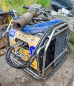 JCB Beaver diesel driven hydraulic power pack c/w anti-vibe breaker, hoses & electric start