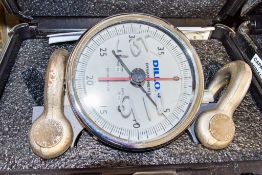 Dillon 5 tonne tension clock/dynamometer c/w carry case A855169