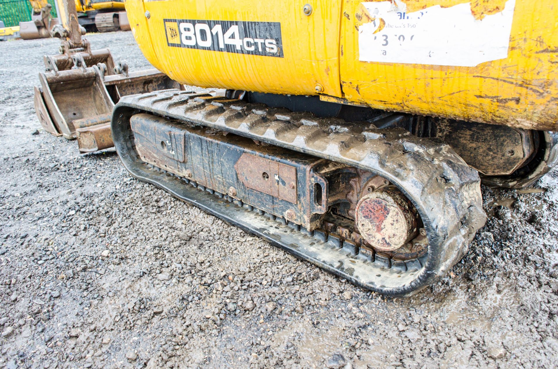 JCB 8014 CTS 1.5 tonne rubber tracked mini excavator Year: 2014 S/N: 2070507 Recorded Hours: 1678 - Image 10 of 19