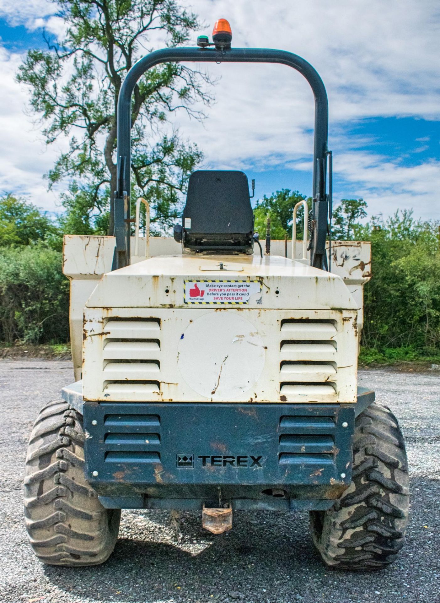 Terex PT10000 9 tonne straight skip dumper Year: 2008 S/N: 803MM061 Recorded hours: Not displayed ( - Image 6 of 19