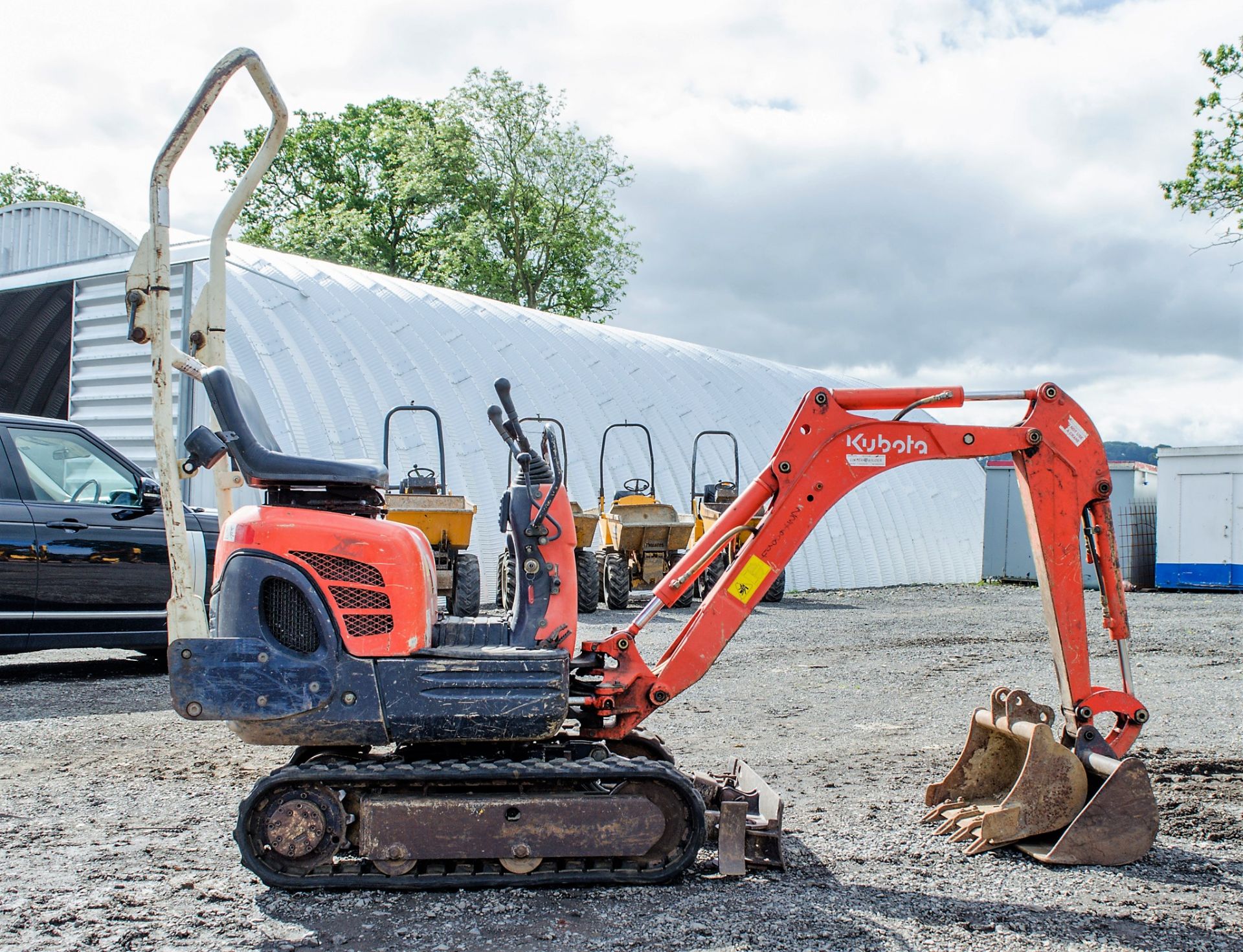 Kubota K008-3 0.8 tonne rubber tracked micro excavator Year: 2007 S/N: 17838 Recorded Hours: 2350 - Image 8 of 19