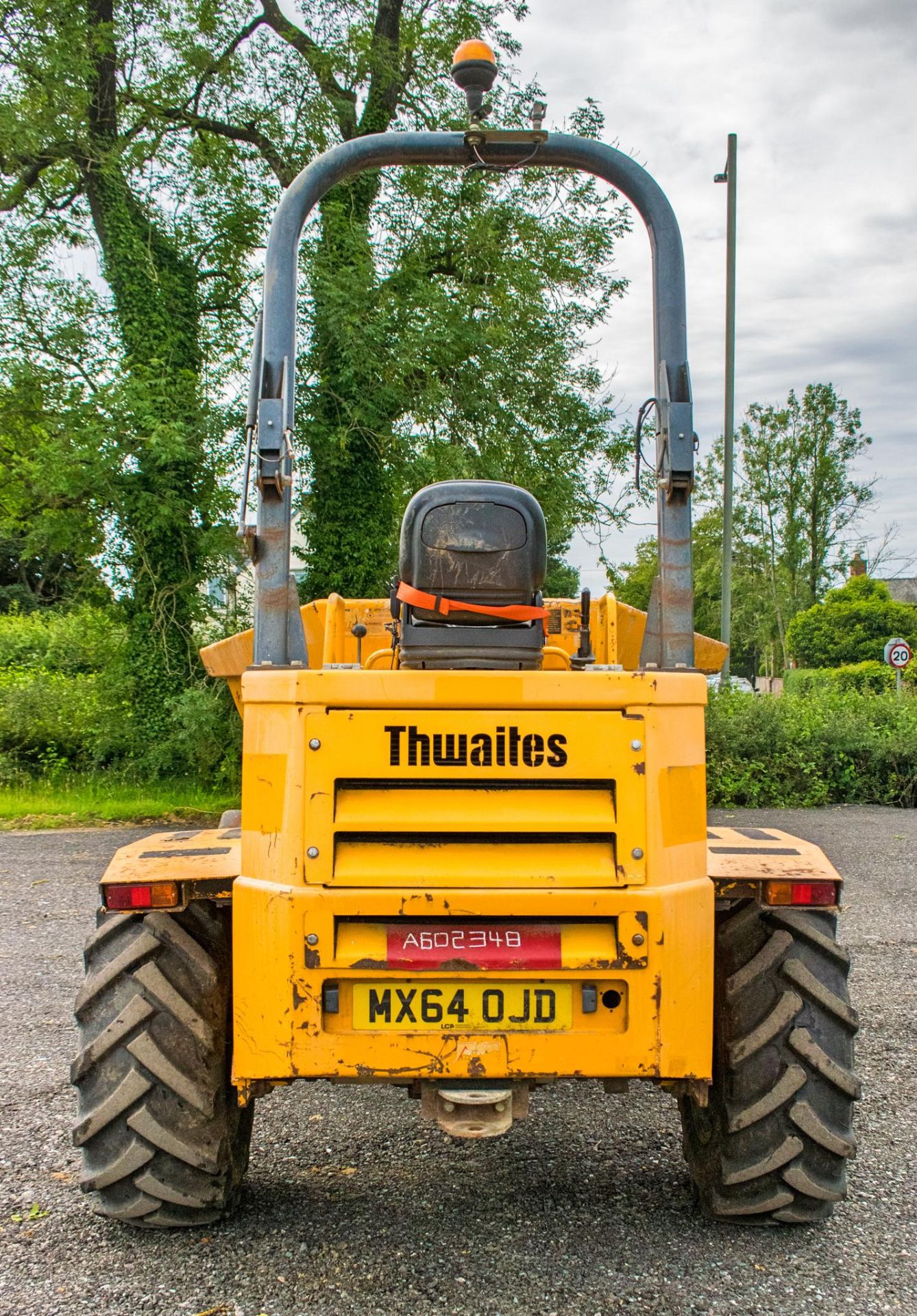 Thwaites 6 tonne swivel skip dumper  Reg No: MX64 OJD   c/w V5 Road Reg Certificate Year: 2013  S/N: - Image 6 of 18