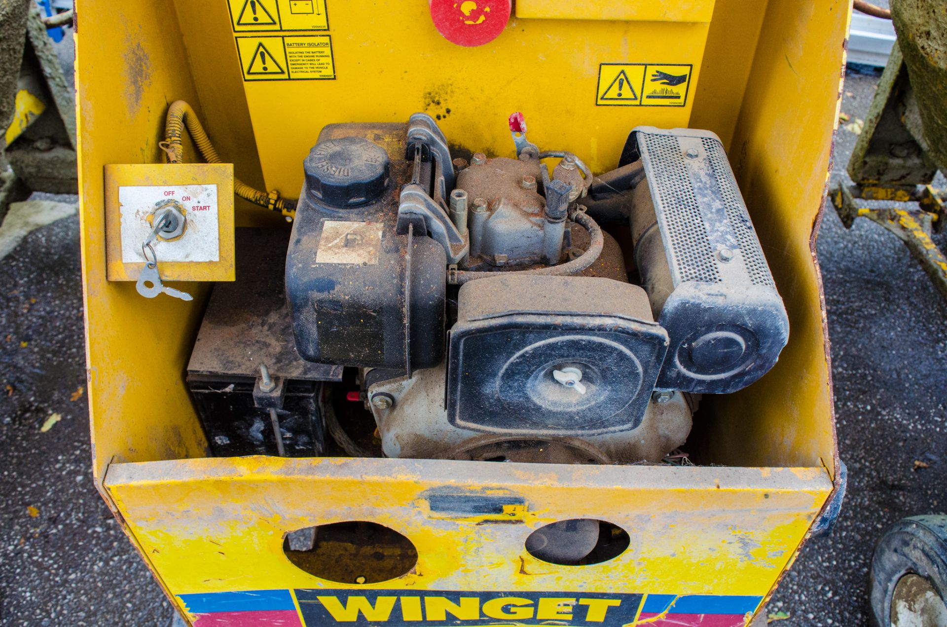 Winget electric start diesel driven site mixer 3805 - Image 3 of 3