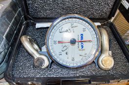 Dillon 5 tonne tension clock/dynamometer c/w carry case A855171