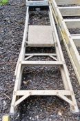 3 tread aluminium step ladder