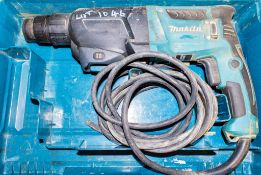 Makita 110v SDS hammer drill c/w carry case ** Cord cut **