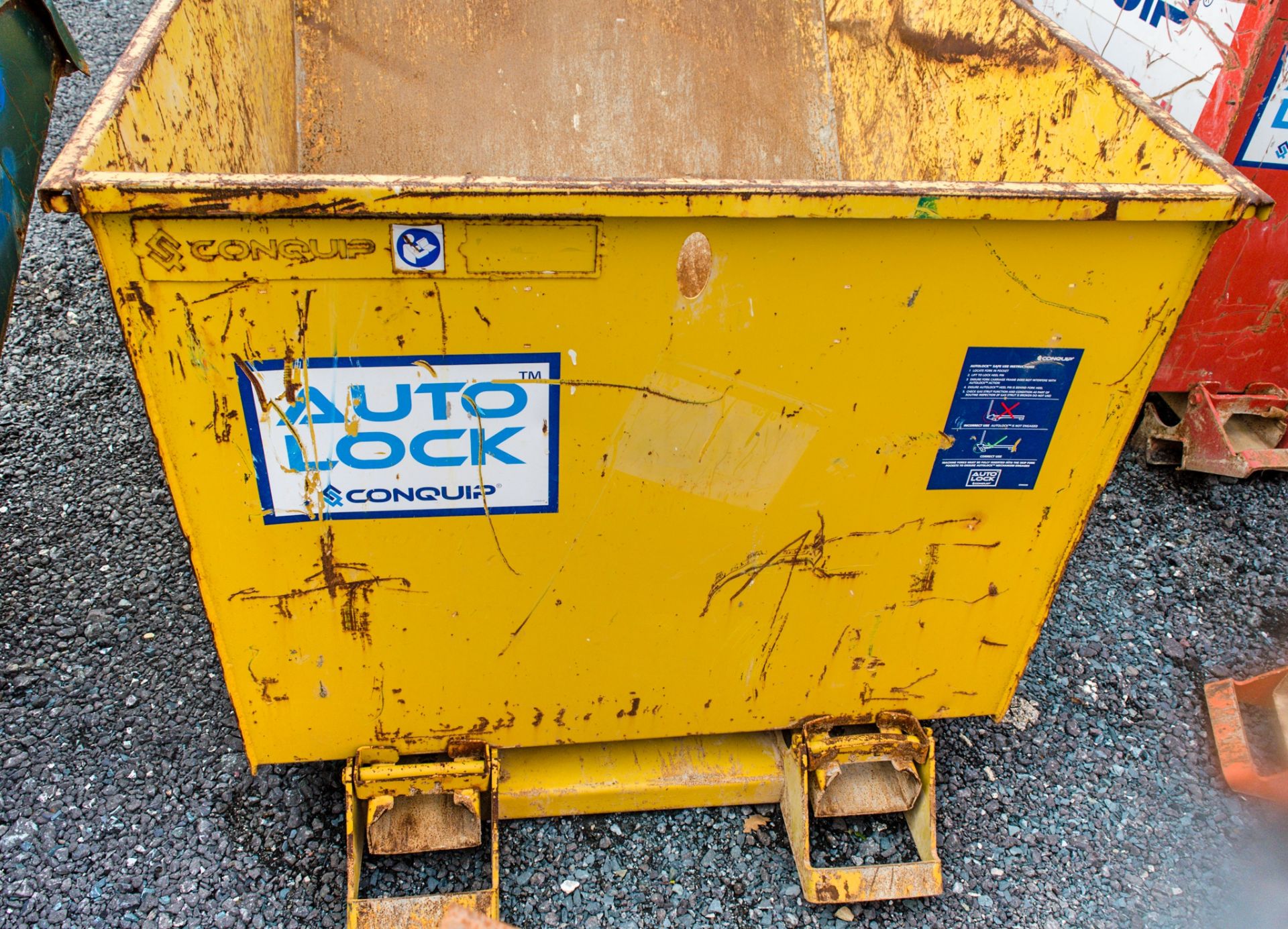 Conquip Autolock tipping skip - Image 2 of 2