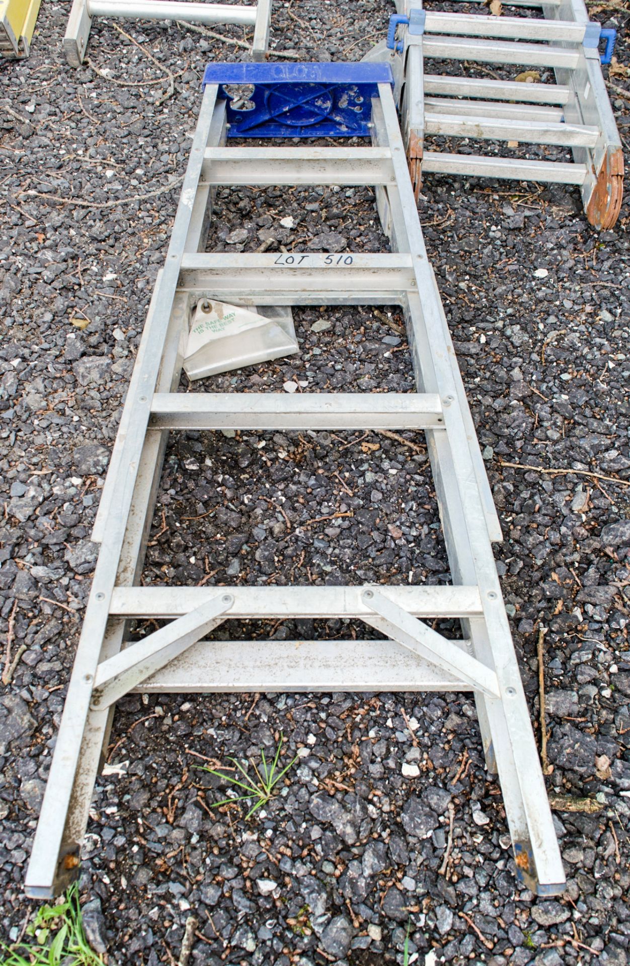 5 tread aluminium step ladder