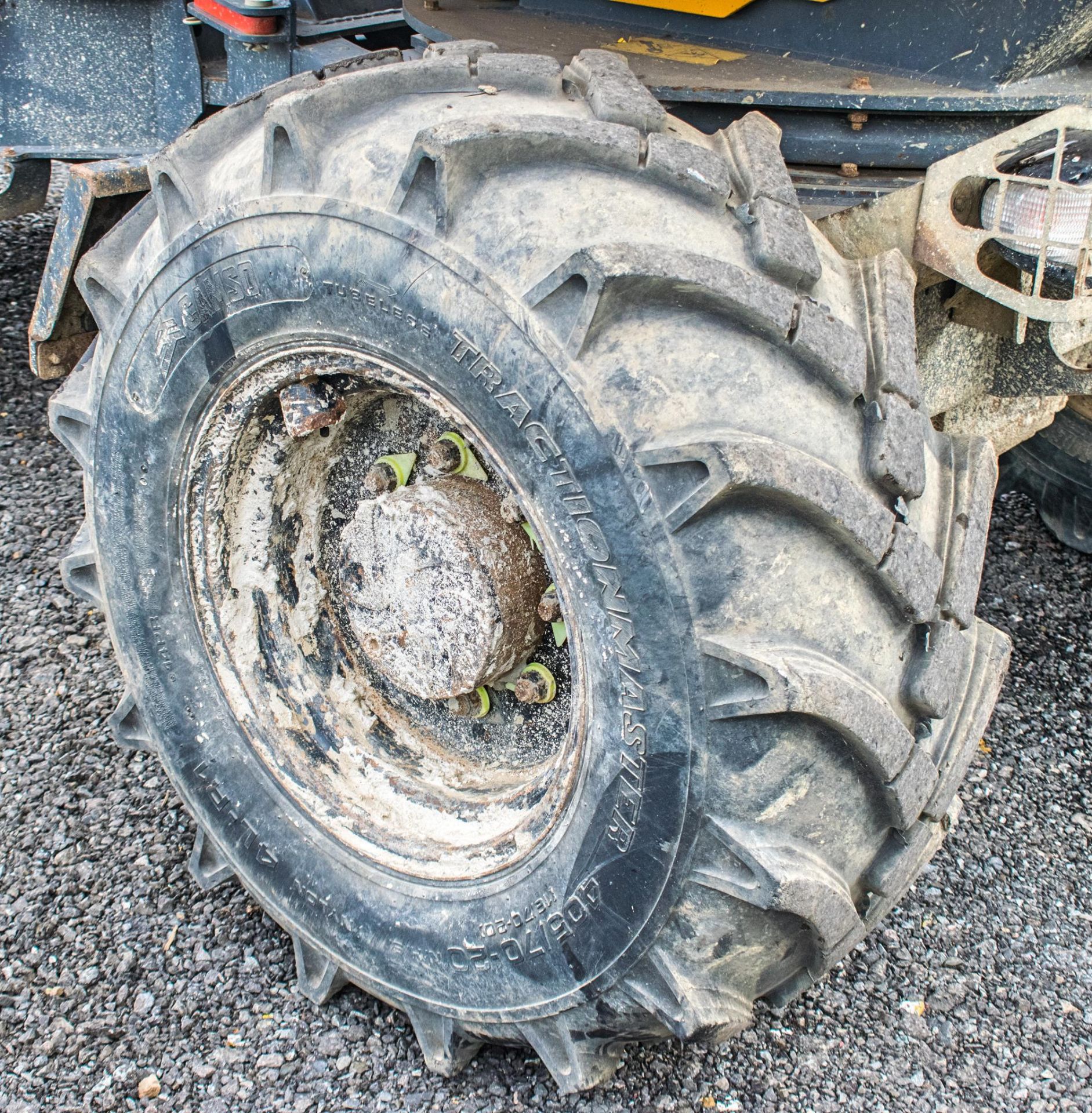 Terex TA6s 6 tonne straight skip dumper Reg No: Q294 EGU   c/w V5 Road Reg Certificate Year: 2014 - Image 11 of 18