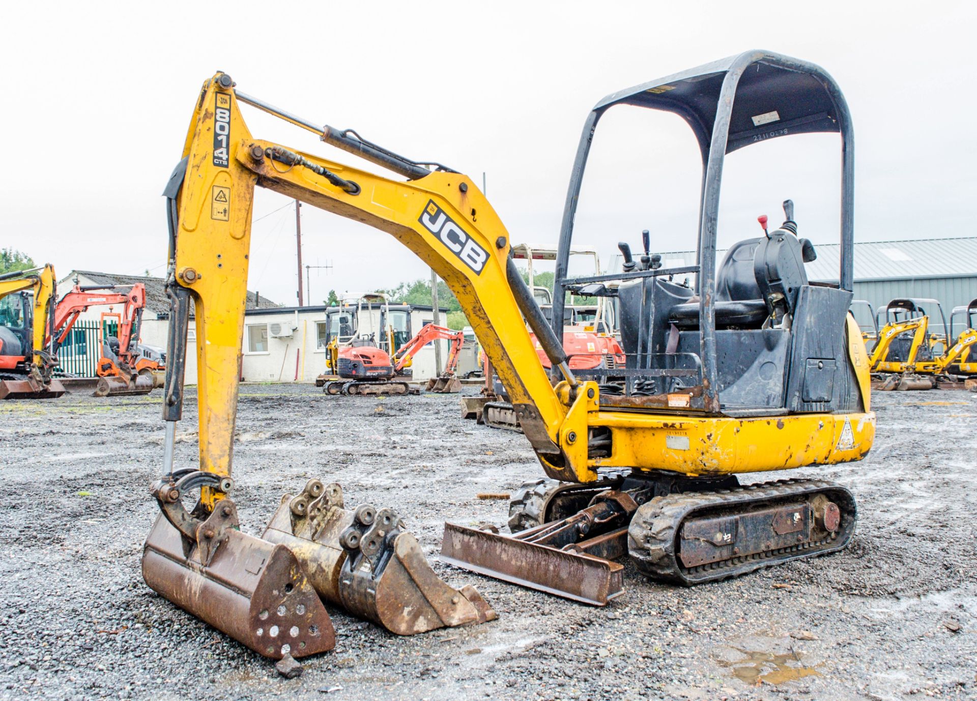 JCB 8014 CTS 1.5 tonne rubber tracked mini excavator Year: 2014 S/N: 2073493 Recorded Hours: 1892