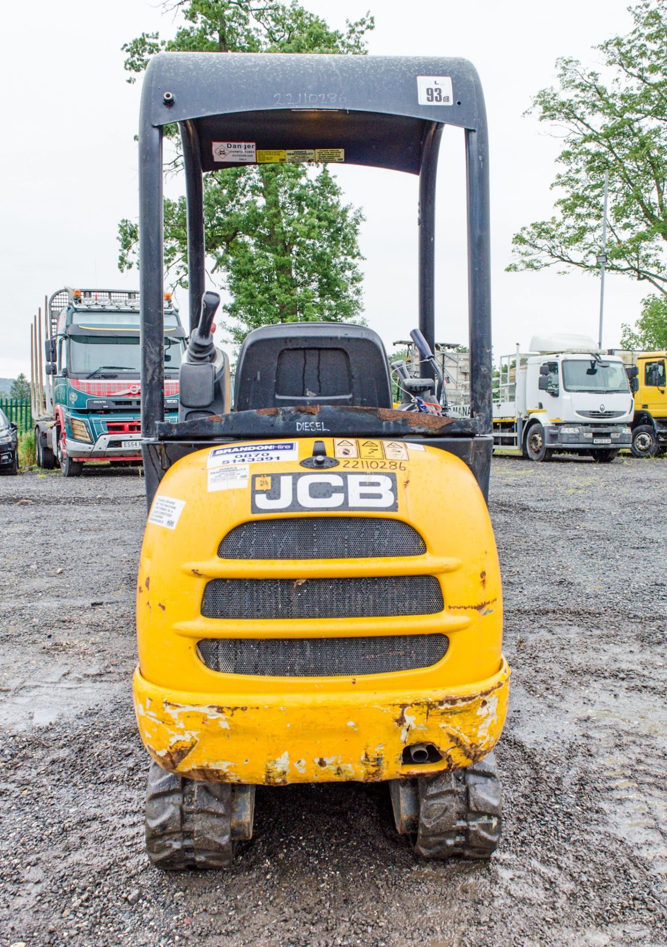 JCB 8014 CTS 1.5 tonne rubber tracked mini excavator Year: 2014 S/N: 2070464 Recorded Hours: 1102 - Image 6 of 20