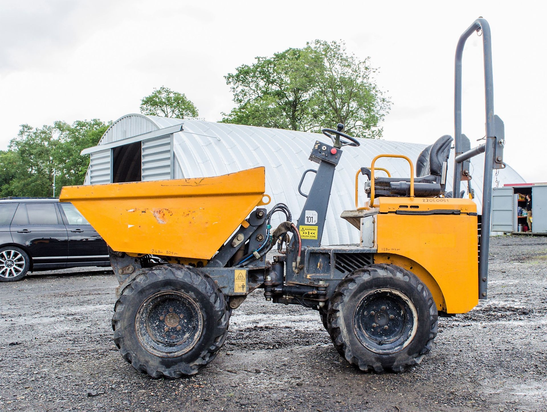 Terex HD1000 1 tonne hi-tip dumper Year: 2005 S/N: E507HM248 Recorded Hours: 1821 220E0051 - Image 7 of 19