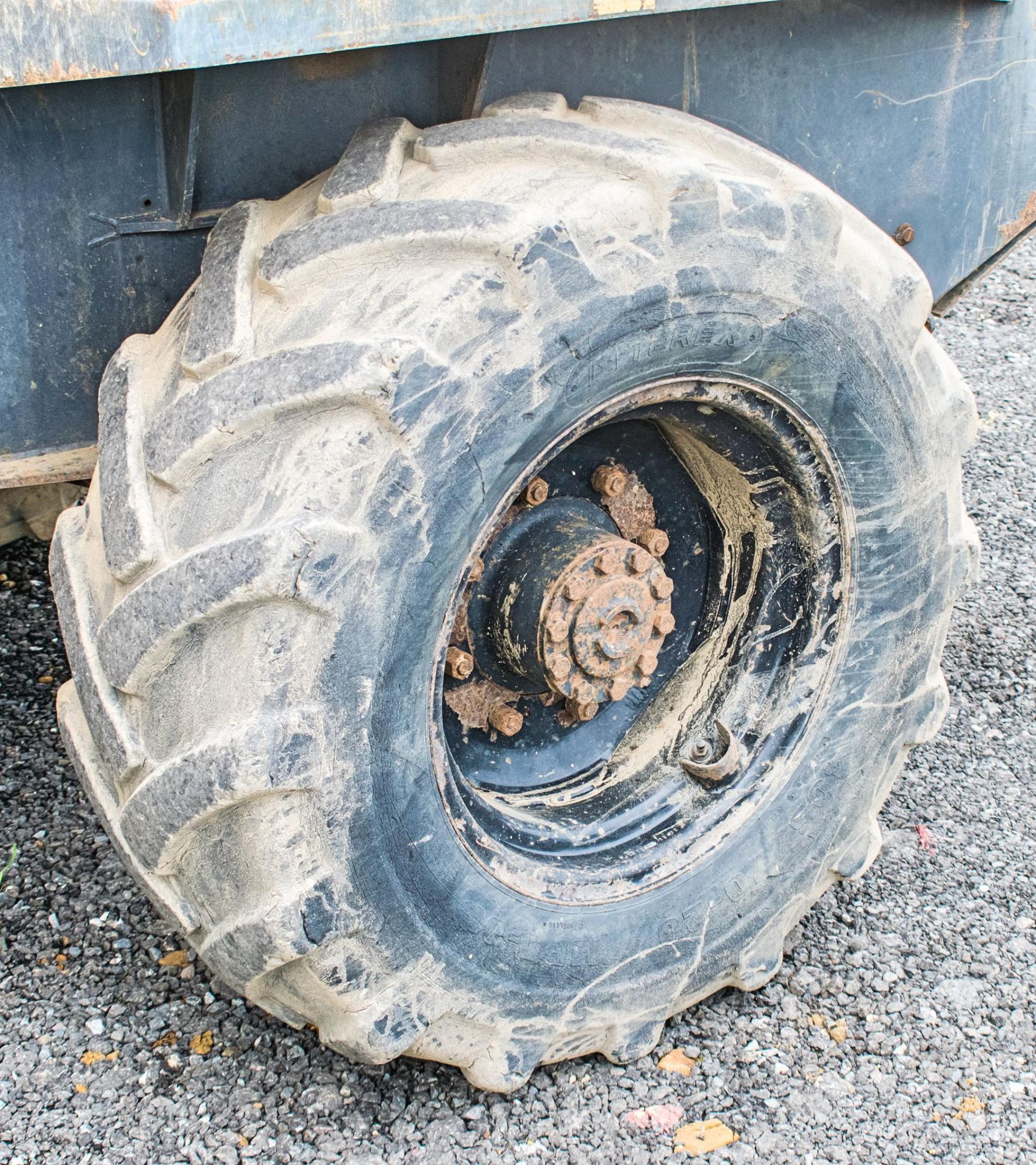 Terex PT6000 6 tonne straight skip dumper  Year: 2006 S/N: E605FW092 Recorded hours: 4110 2080 - Image 10 of 19