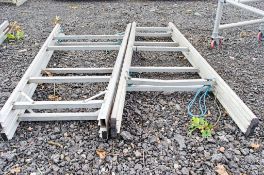 2 - aluminium trestles