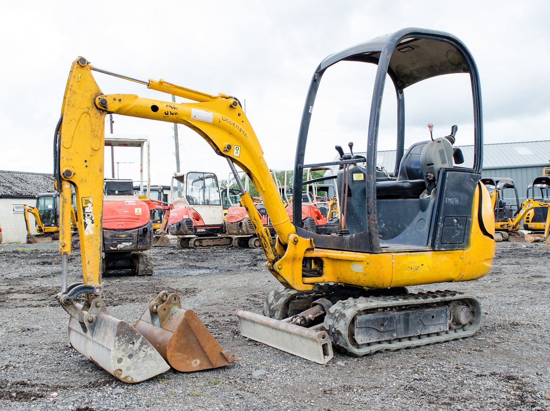 JCB 8014 CTS 1.5 tonne rubber tracked mini excavator Year: 2006 S/N: E1156801 Recorded Hours: 943