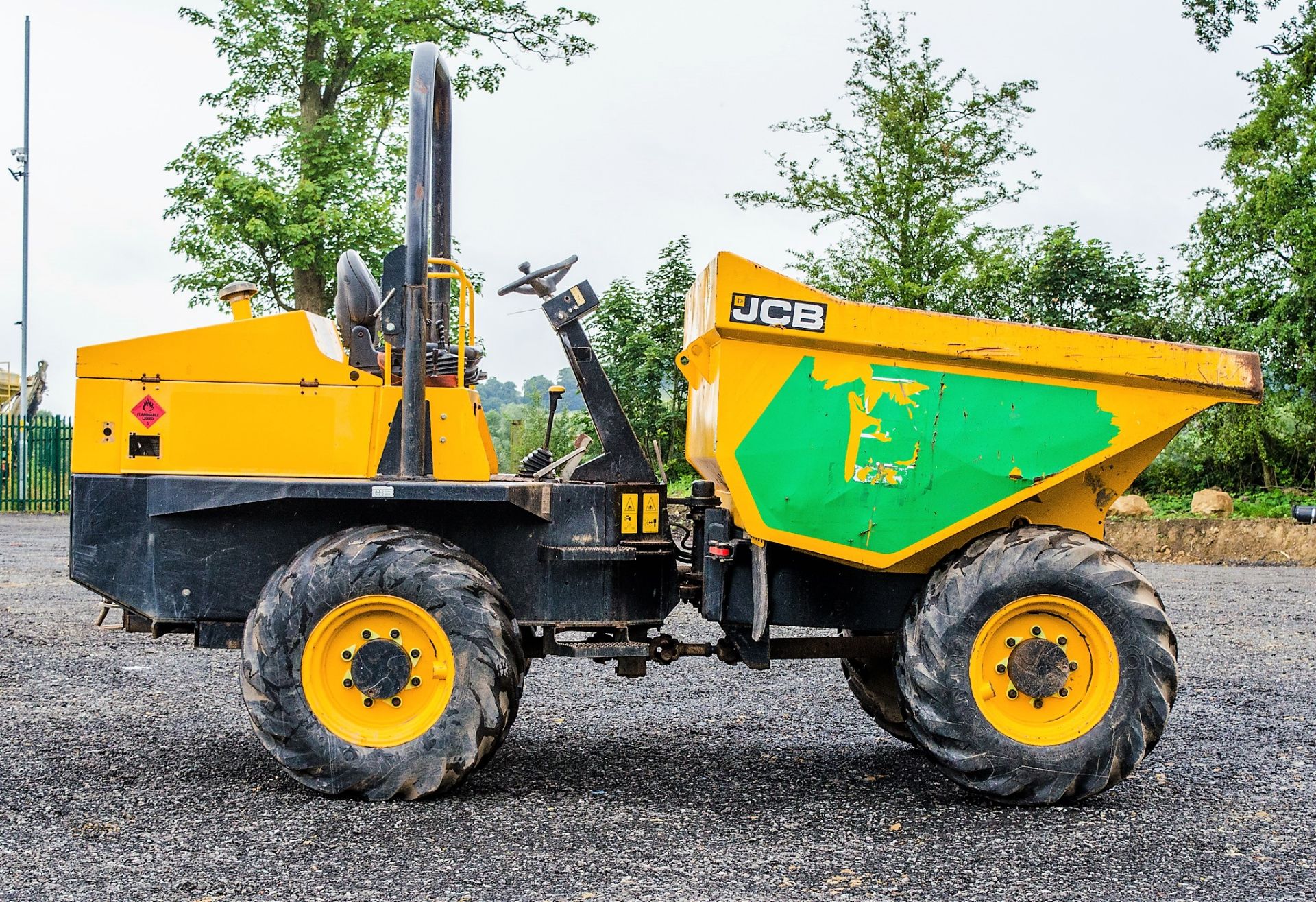 JCB 6 tonne straight skip dumper Year: 2015 S/N: RK6969 Recorded Hours: Not displayed (Clock - Image 7 of 18