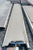 Aluminium staging board approximately 10 ft 3302-7147