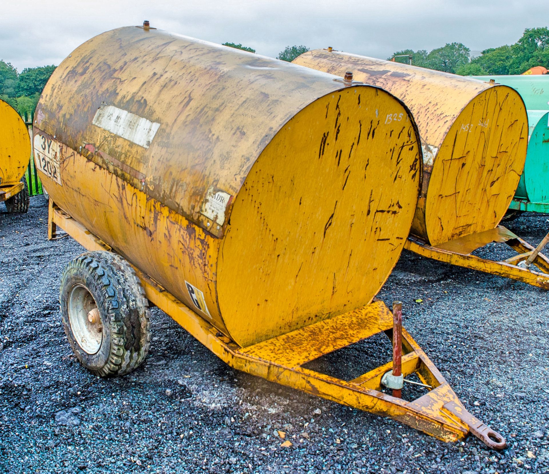 Trailer Engineering 500 gallon site tow bunded fuel bowser  c/w hand pump, delivery hose, and