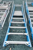 6 tread fibre glass framed step ladder