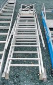 7 tread aluminium step ladder/podium