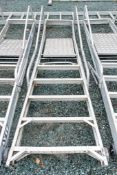 6 tread aluminium step ladder